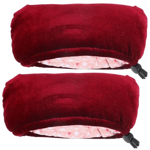 SEWACC ステッキ 1 ペア 松葉杖脇の下パッド パッド入り松葉杖パッド 脇の下の松葉杖クッション ステッキマット パイル スポンジマット 布カバー 滑り止めマット 長老 布張り コットン