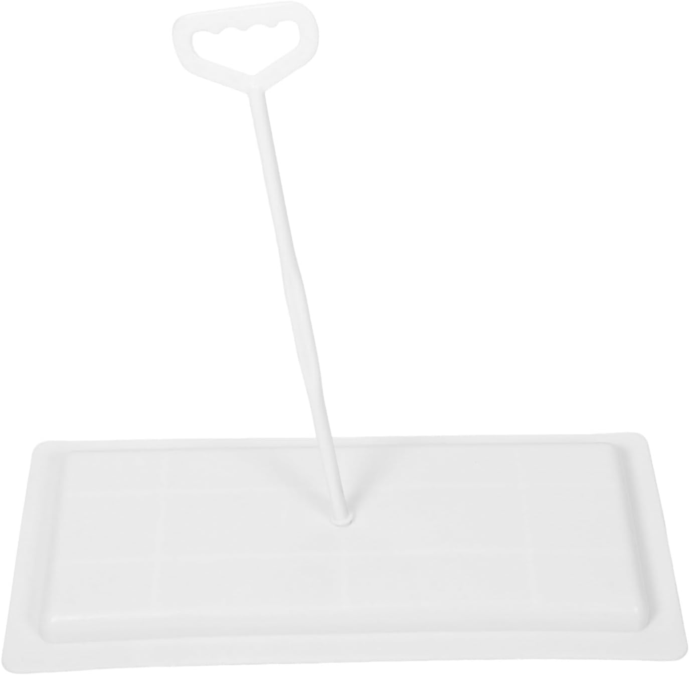 Cabilock Squatting Toilet Lid Cover Plastic Replacement for Squat Toilet Pan with Handle Easy to Install Odor-Blocking Design for