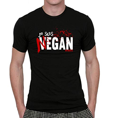 uraeus t-Shirt Funny Je suis Vegan Non Negan (l)