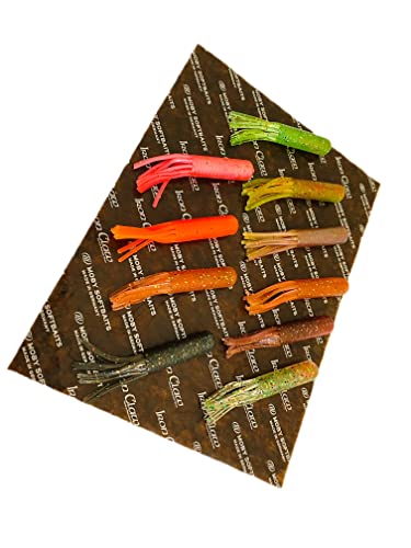 Schönheitsshop Moby Softbaits Germany Lohmöller's Tube - Tubi 6,5 cm Wild Mix 10 Stück DICK BARSCH GARANT Ohne PVC und ohne gifftige Weichmacher
