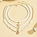 choice of all Shell Necklaces for Women Layered Starfish Seashell Charm Necklace Beach Conch Jewelry Costume Women Fashion Accessories Summer Outfits for Women