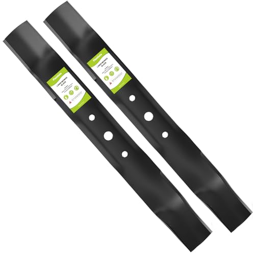 Fismiuta 42 Inch Mower Blade for John Deere Mulching Lawn Mower Blades for John Deere 42 Deck with Circle Hole L100 L110 L111 L108 L118 Lawn Tractor Replace GX20249 GX20433 GY20567