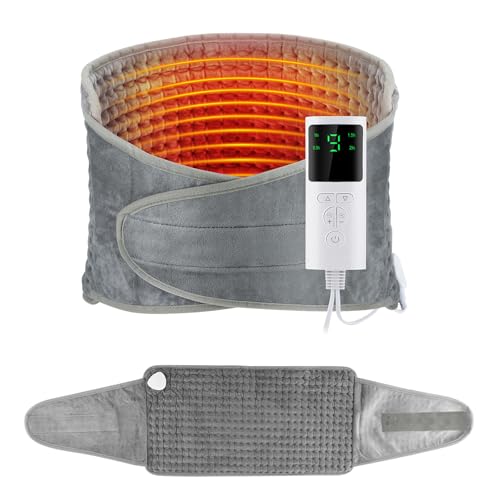 Souvik Ceinture Chauffante Lombaire électrique, Coussin Chauffant...
