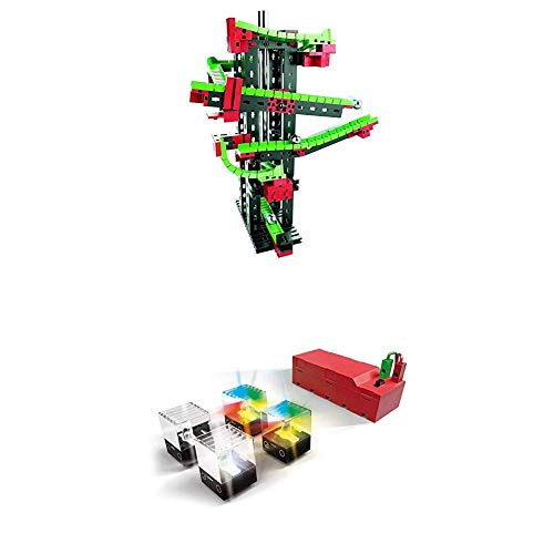 Fischertechnik Dynamic L2 + LED Set – Kugelbahn Baukasten Mit Lichteffekten, Für Kinder Ab 7 Jahren