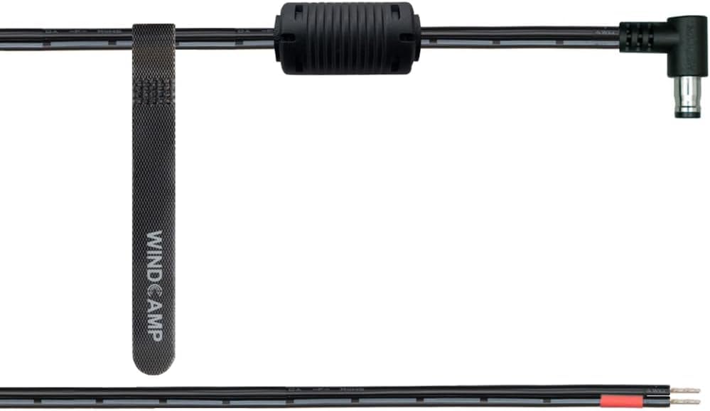 Câble d'alimentation YAESU FTX-1F anti-interférence avec ferrites AWG18