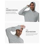 Runhit UPF 50+ Fishing Shirts for Men Long Sleeve Sun Protection Hoodie Lightweight Outdoor Workout Hiking Running Rash Guard - Image 2