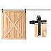 EaseLife 12 FT Heavy Duty Sliding Barn Door Hardware Track Kit,Ultra Hard Sturdy,Slide Smoothly Quietly,Easy Install,Fit up to 72" Wide Door (12FT Track Single Door Kit)