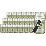 Fever-Tree Ginger Beer Premium Mixer 5.07 fl oz Aluminum Cans 24 Pack + 20 Plastic Stirrer Sticks by KOOL8SHOP Infinite Deals
