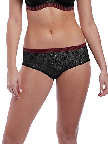 Image of Freya Women's Wild Short Brief, Black Zebra, Large