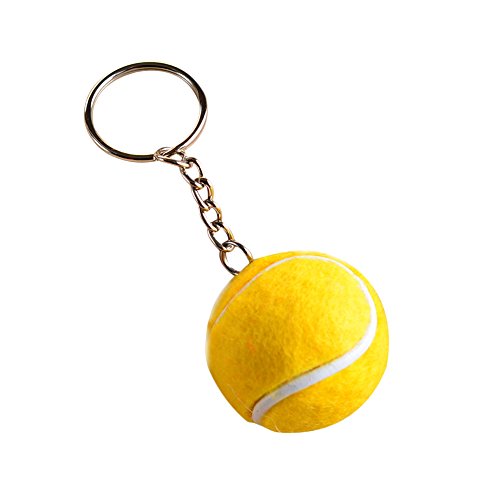 Preisvergleich Produktbild CAOLATOR Schlüsselanhänger Kreative Tennis Plüsch Schlüsselring Taschen Anhänger Keychain für Damen Und Männer. Schlüsselbund Auto Schlüssel Kette Zubehör (#3)