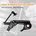 MILLISEC Rear Left Suspension Ride Height Level Sensor Compatible with 2011-2018 A6, A6 Quattro, A7 Quattro, Q5, S6, RS7, SQ5, Car Height Sensor OE Replace# 8R0941309C, 8R0941309E