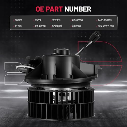 Image of BDFHYK AC Heater Blower Motor Fan 700100 Compatible with Cadillac Escalade,Compatible with Tahoe Yukon C1500 C2500 C3500 Suburban K1500 K2500 K3500 Suburban,HVAC Blower Motor Assembly PM149 35282