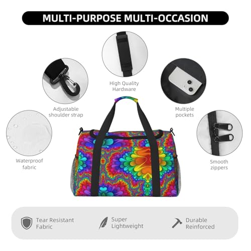 Bolsa de viaje impermeable y plegable de gran capacidad para gimnasio y natación 5