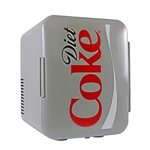 Koolatron Coca-Cola Diet Coke 4L 6 Can Portable Cooler/Warmer,Compact Personal Travel Mini Fridge for Snacks Lunch…