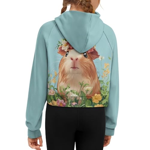 Uourmeti Casual Sweatshirts for Girls Half Zip Up Hoodies with Kangaroo Pockets2