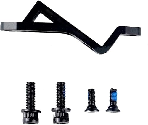 Miniatura 10 de HSayoli Adaptador de freno de bicicleta+0.787 in Montaje de poste a adaptador de freno de montaje plano MTB 1401607.087 in Aleación de aluminio