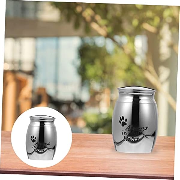 PATKAW 6 Stuks Urn Gedenkteken Crematie Urn Hond As Urn Hond Urnen Mini Urnen Kleine Hond Urnen Voor As Mini Dieren Crematie Urn Tank Huisdier Urn Crematie Tank Vader