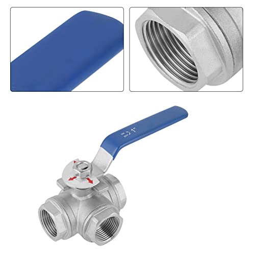 Valvola a sfera in acciaio inossidabile tipo T