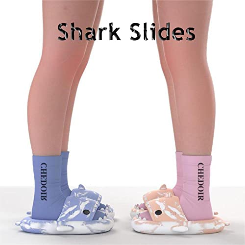 Zureto Original Shark Slides Upgraded, Cloudy Shark Slides Anti-Slip House Slippers Beach Shoes2