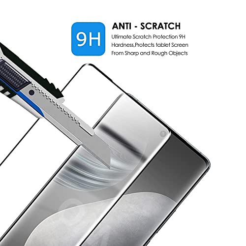 Image of Advanced Premium Tempered Glass Screen Protector Guard For Google Pixel 6 A (Black, Pack of 1) Full Glue Edge to Edge Coverage with Easy Installation Kit- By Blackwik