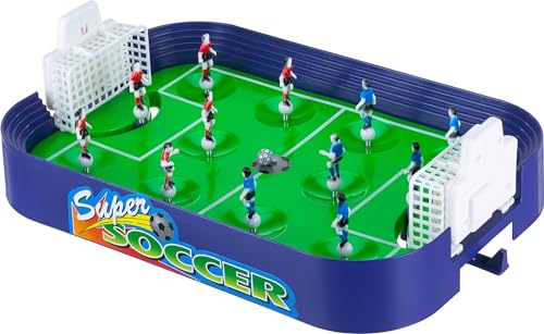 Outtec® Tischfußball auf Federn, Fußballspiel, Fußballspielzeug, Kickertisch