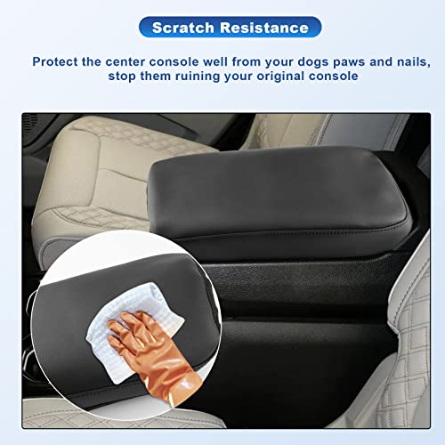Image of CDEFG 2022 2023 2024 2025 Grand Cherokee Armrest Cover Grand Cherokee L Center Console Cover Central Consola Arm Rest Lid Pad 2022-2025 Grand Cherokee /Grand Cherokee L Accessories