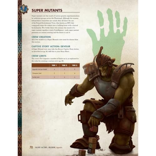 Fallout: Factions - Core Rulebook Modiphius RPG miniatura 4