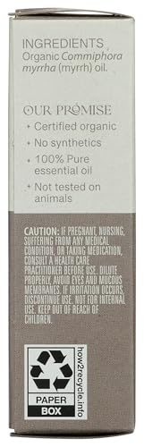 Aceite esencial orgánico de mirra Aura Cacia 0.25 Fl Oz miniatura 7