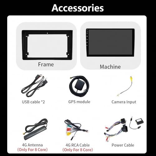 Radio coche 2 DIN con Carplay inalámbrico para Benz R, pantalla multimedia con Android Auto 4G+64G 7