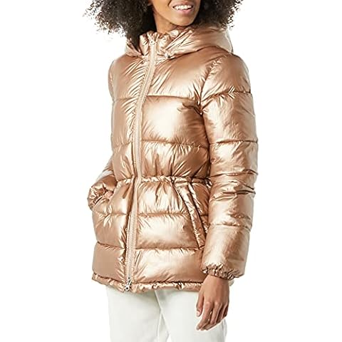 Chaqueta Gruesa y Acolchada con Cordón en la Cintura Mujer Cover