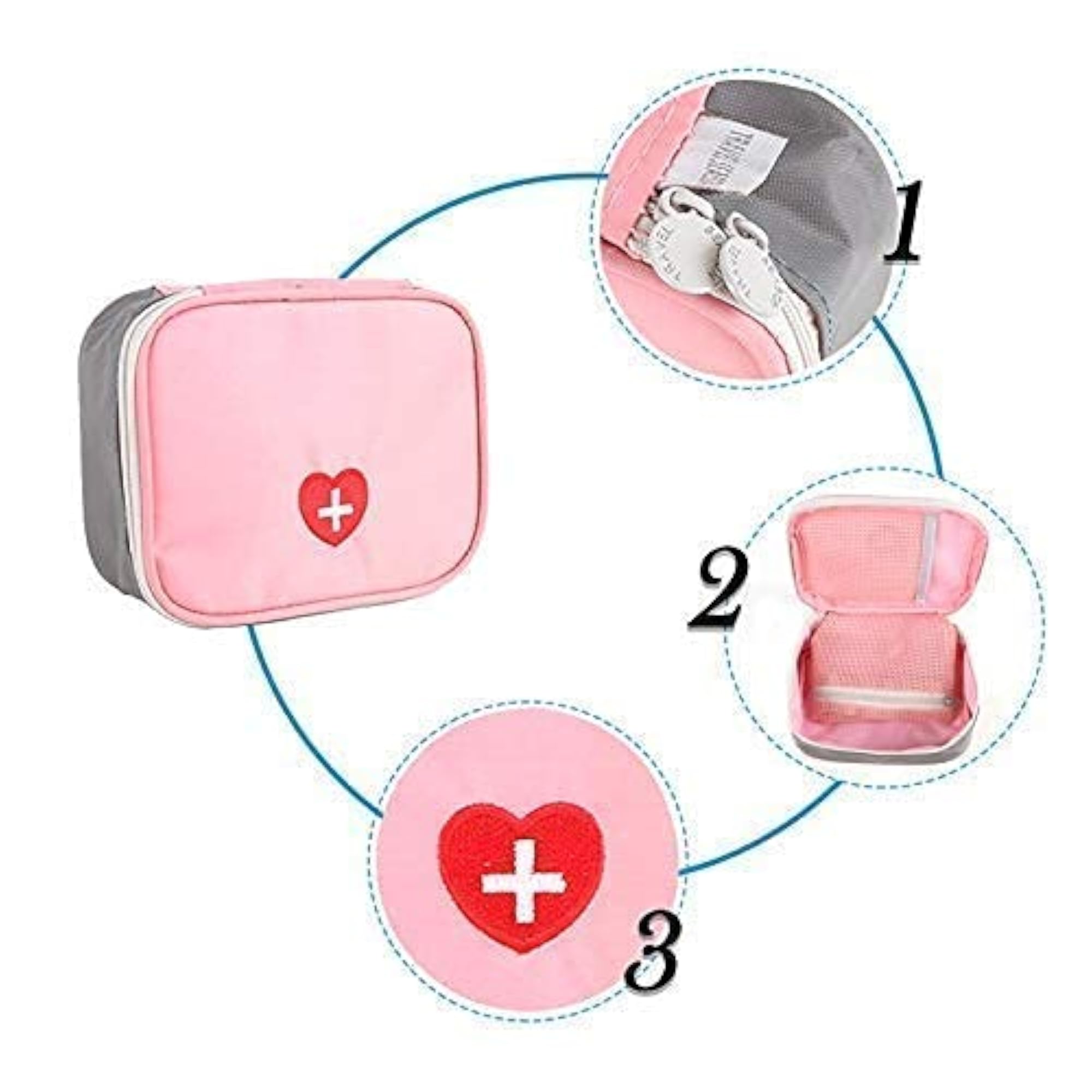 Medical Supplies Organizer Pouch for Travel