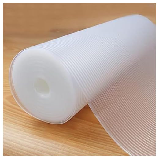 Shelf Liner, Non-Slip Cabinet Liner, Washable Oil-Proof for Kitchen Cabinet, Shelves, Refrigerator, Storage, Desks, 12 Inches x 20 FT, Non Adhesive Drawers