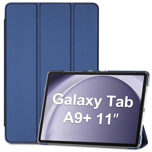 ProCase Smart Case for Galaxy Tab A9 Plus/A9+ 5g 11 Inch 2023 SM-X210 SM-X215 SM-X216 SM-X218 Slim Stand Hard Back Shell Protective Cover Folio Case for Galaxy Tab A9 Plus 2023 -Navy