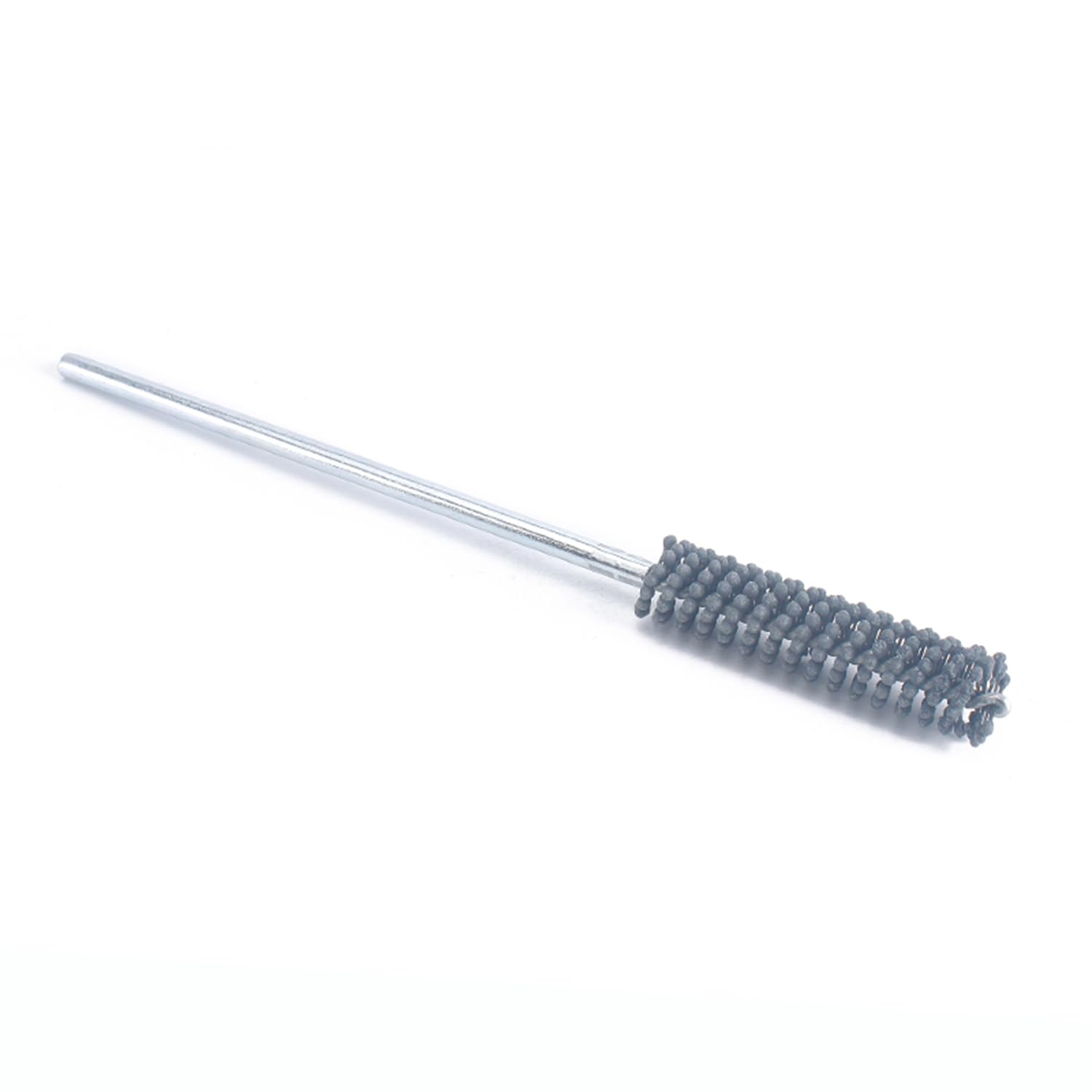 Garhgi Cylinder Hone Brush with Carbon Steel Shank, Silicon Carbide 320 Grit Diameter 0.70"(18mm) for Metal Stainless Steel Cast Iron Deburring Deglazing Surface Finishing