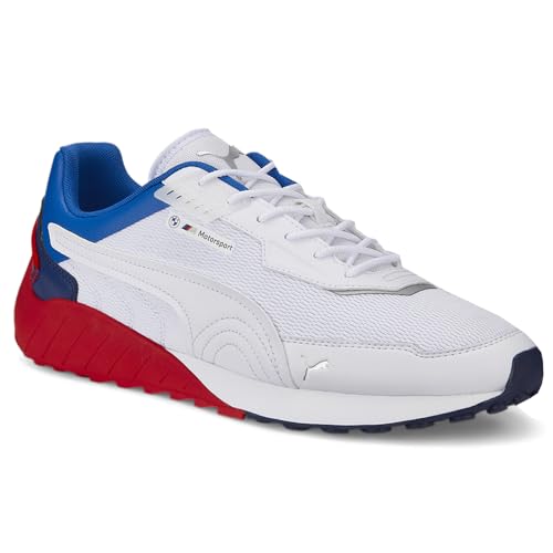PUMA Mens BMW M Motorsport Speedfusion Lace Up Sneakers Shoes Casual - White2