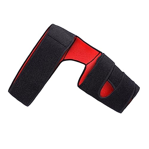 Faja de soporte para muslo y cintura unisex roja miniatura 1