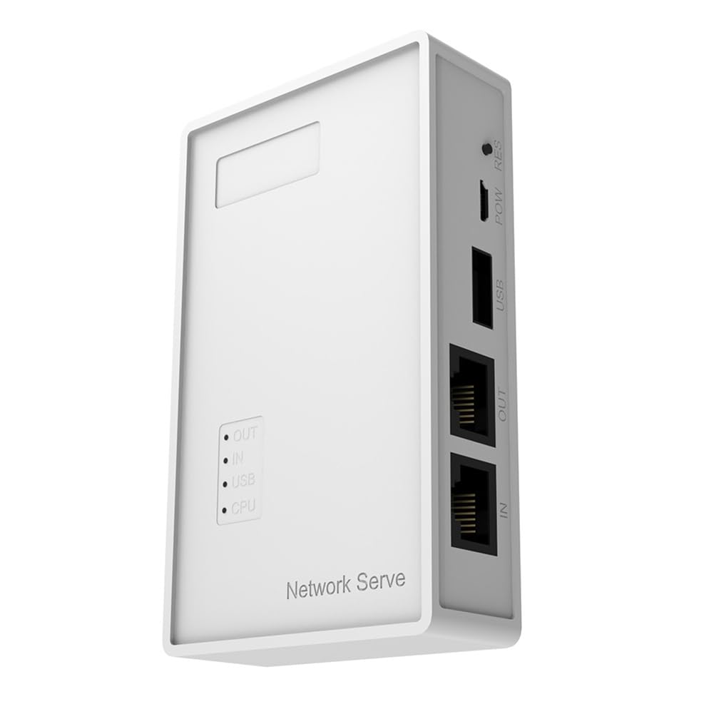 Serveur d'imprimante USB, partage de périphériques, partage de périphériques, partage d'impression, serveur d'impression RJ45