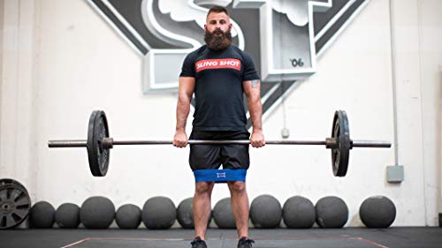 Sling Shot Original Hip Circle Fabric Resistance Band For Exercising – Lower Body Activation, Dynamic Warm Ups And Glute Activation (Level 2 Tension, Blue, Medium) #TOP4