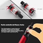 VAPTIO Cosmo Kit 30W E-cigs Kit Cigarette électronique 1500mAh Batterie Vape Pen avec 2.0ml Tank 0.7ohm(C2) / 1.6ohm(C1), Sans E Liquide Sans Nicotine (Or Rose)