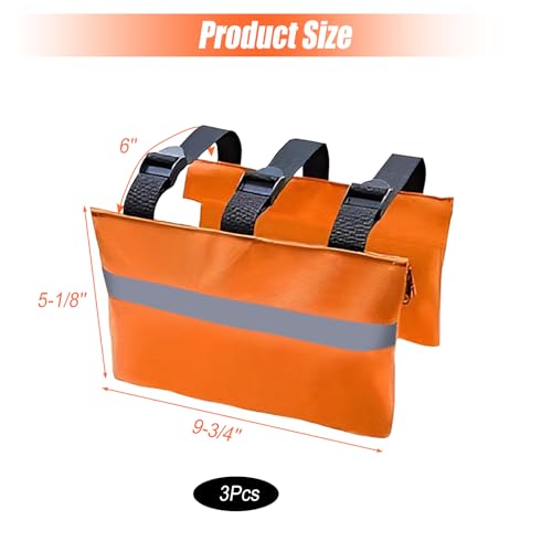 Image of 3PCS RV Sewer Weight Bag with Zipper, 600D RV Sewer Hose Fastening Device RV Sewer Hose Support Camper Weights Hold Down Accessory for RV Trailers Camper to Reduce Accidental Spillage