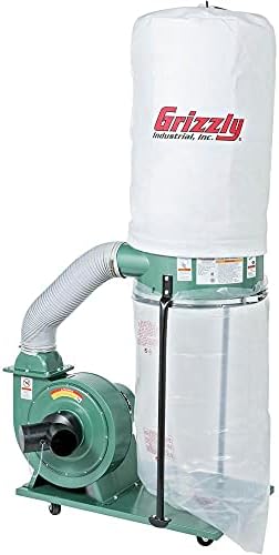 Grizzly Industrial G1028Z2-1-1/2 HP Portable Dust Collector