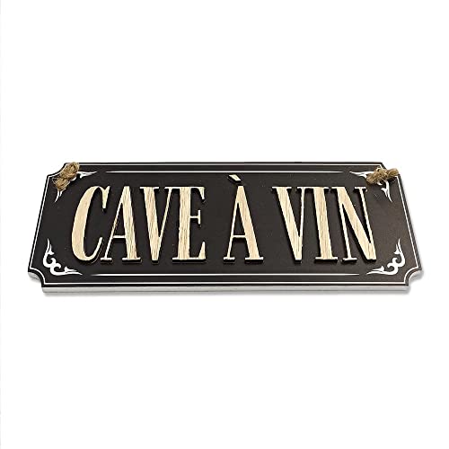 STC Targa Deco Casa Cave à vin, signe décoratif, plastique, 20 cm