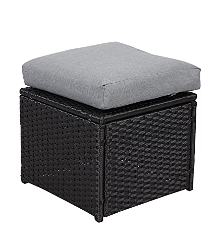 Gartenmöbelset,Gartenmöbel Set Rattan Loungeset Polyrattan Lounge Sitzgruppe Couch-Set für 6-9 Personen für Garten… – Bild 8