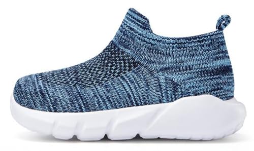 FUNCOS Toddler First Walkers Shoes - Breathable Knit Slip-On Sneakers for Boys & Girls, Ultra Lightweight & Flexible Sole, Non-Slip Infant Walking Shoes2