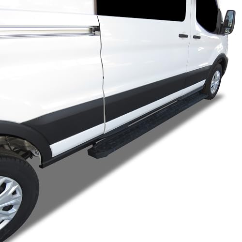 Estribos Spartan Black Horse para Ford E-Transit 2022-2026 miniatura 3