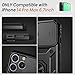Goton Only for iPhone 14 Pro Max Case with Screen Protector - Slide Camera Cover with Ring Stand, Heavy Duty Military Grade Shockproof Rugged Accessories for iPhone 14Promax Black