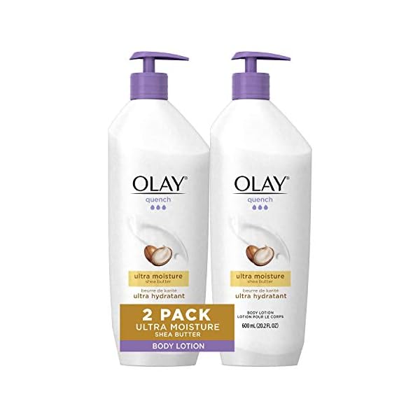 Olay-Quench-Body-Lotion-Ultra-Moisture-with-Shea-Butter-and-Vitamins-E-and-B3-202-oz-Pack-of-2 Olay Quench Body Lotion Ultra Moisture with Shea Butter and Vitamins E and B3, 20.2 fl. oz (Pack of 2)