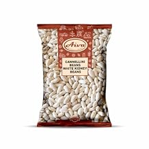 Aiva Cannellini Beans | White Kidney Beans 2 LB Bulk Premium Dried Beans for Soups, Sproutable, Salads, and Cooking, Sirtfood. Stews, White Chili.