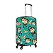 SWEET TANG Washable Luggage Cover Fashion Monkey Love Banana Suitcase Protector Fits 18-32 Inch Luggage