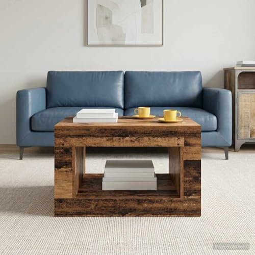 Console bout de canapé table basse bois ancien pour optimiser les petits salons - 2